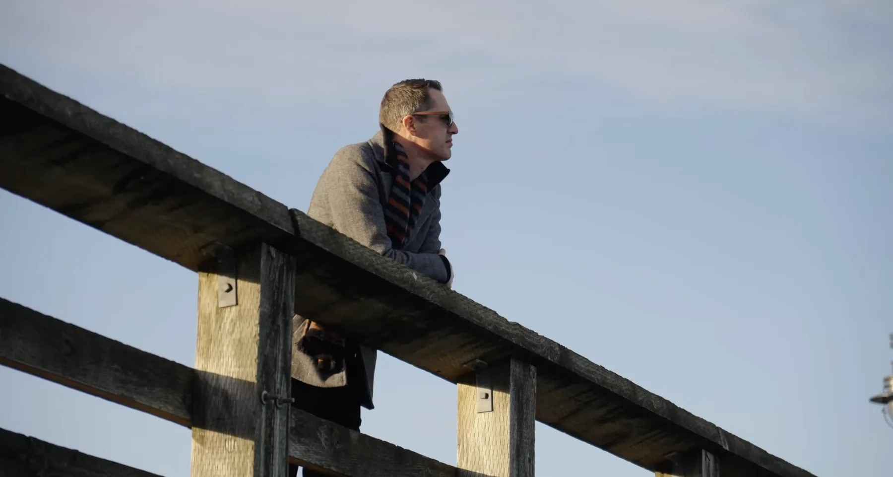 Craig Johnston, Port Moody REALTOR, on the Rocky Point pier overlooking Burrard Inlet