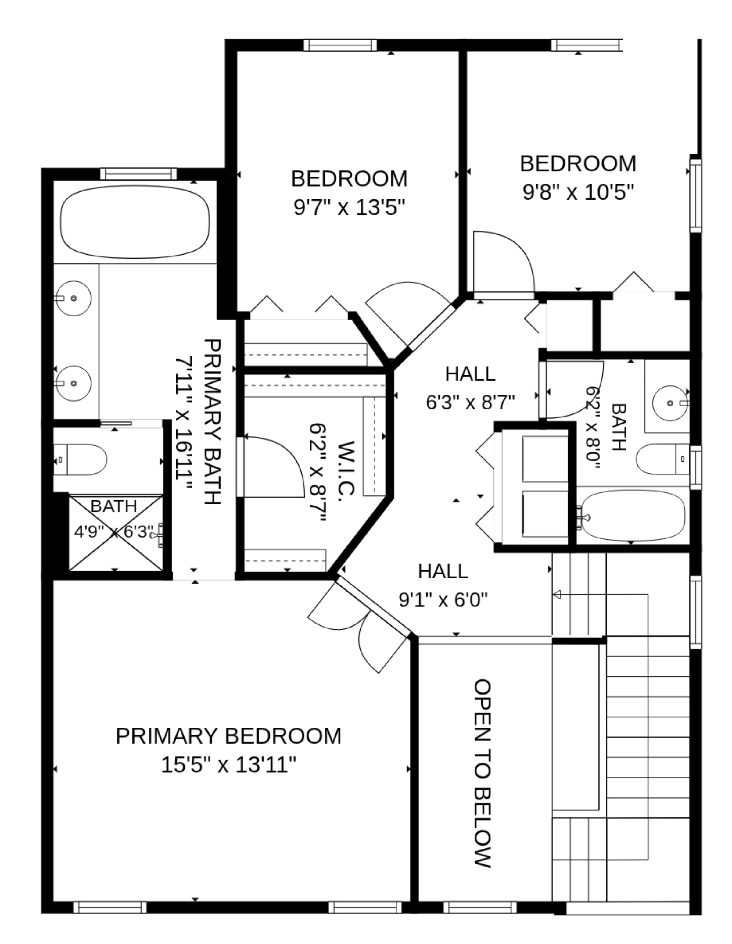 Upper Floor floor plan