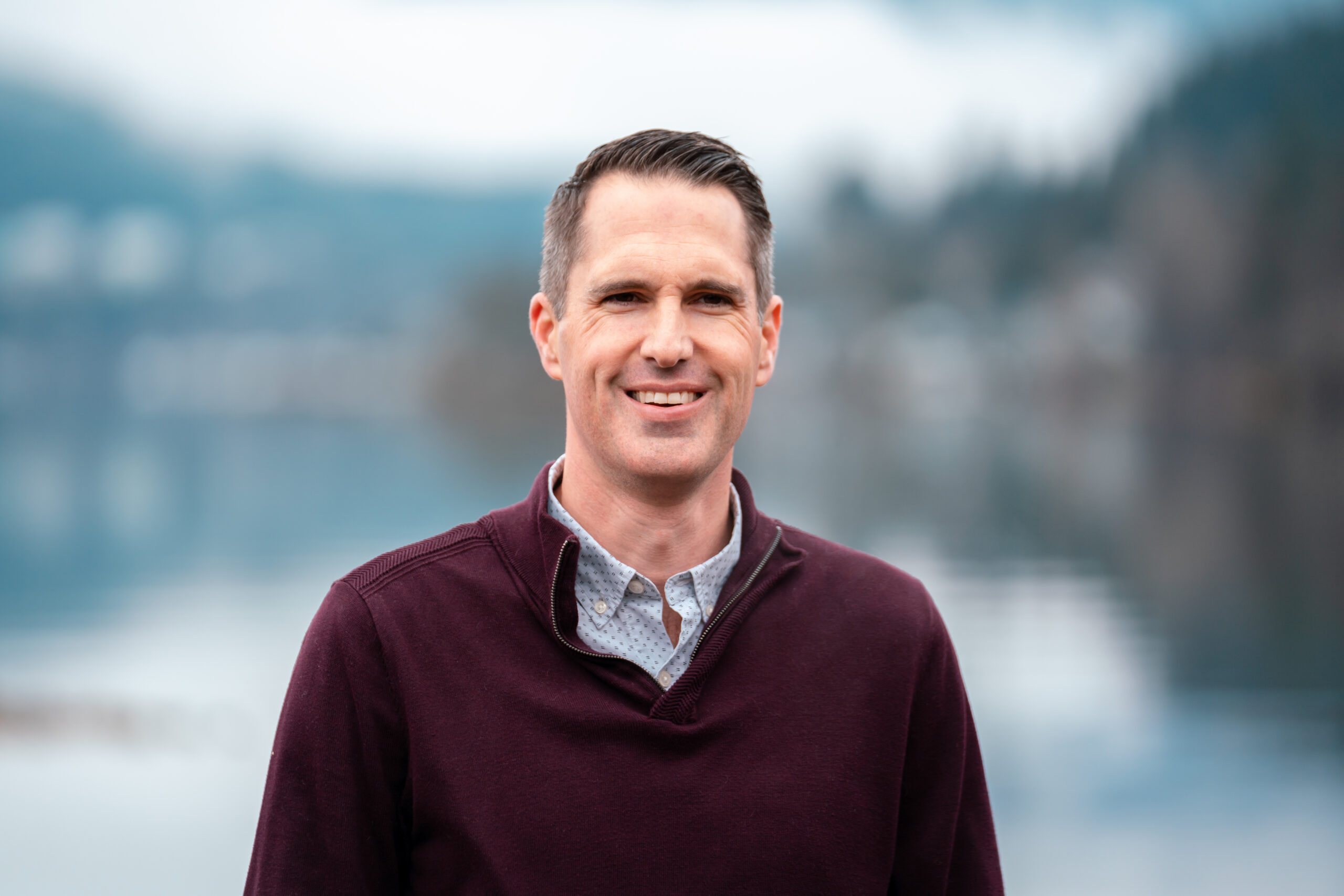 Craig Johnston, REALTOR® — at the kitchen table walking through a valuation