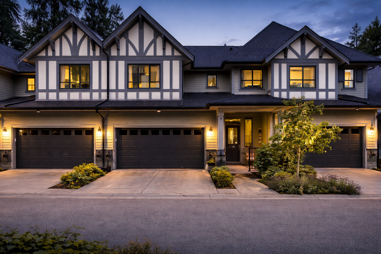 Burke Mountain townhome exterior