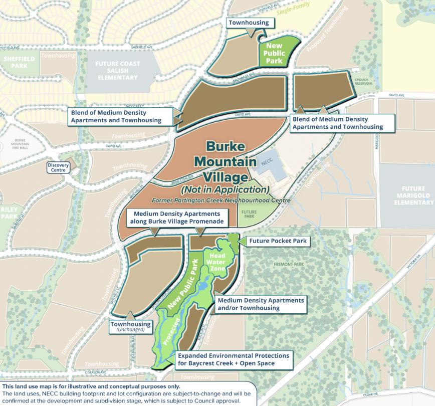 Burke Mountain Village plan map